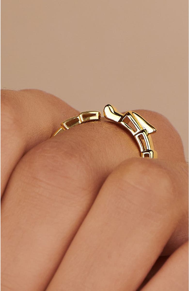 Little Sky Stone Fiery Dragon Band Ring, Alternate, color, Gold