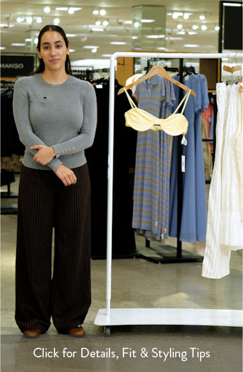 Sadley Underwire Shine Bikini Top, sales video thumbnail