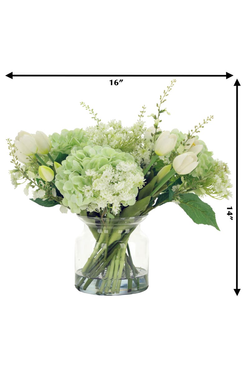 Mark Roberts Tulip Hydrangea Jar, Alternate, color, Mint Green