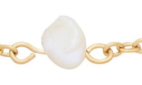 St. Moran Freshwater Pearl Chevron Choker