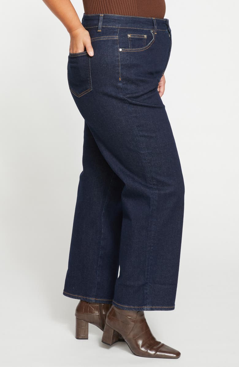 Universal Standard Bae Straight Leg Boyfriend Jeans, Alternate, color, Vintage Indigo Slvg