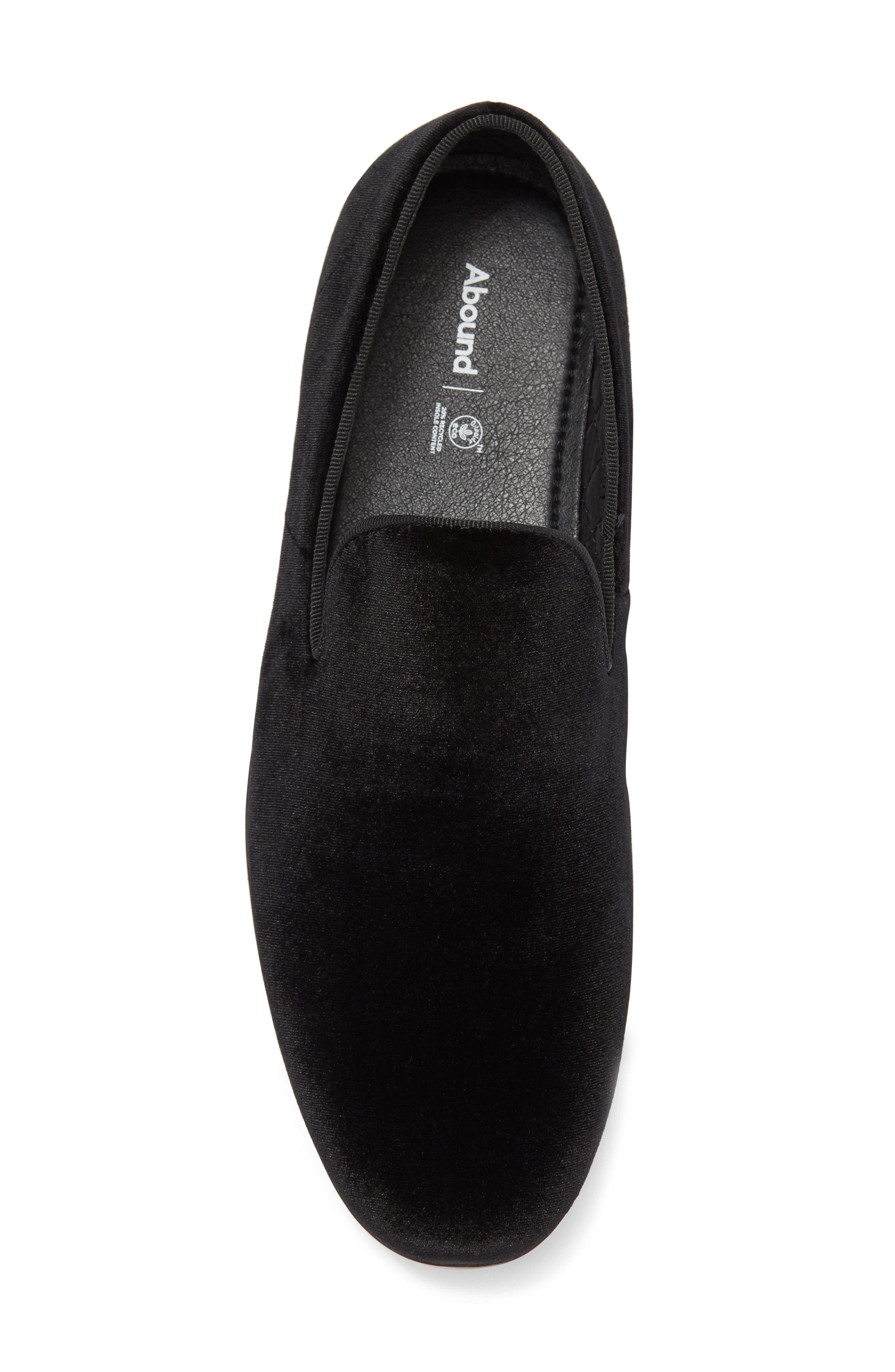 Ken Smoking Slipper Loafer, Alternate, color, BLACK SUEDE