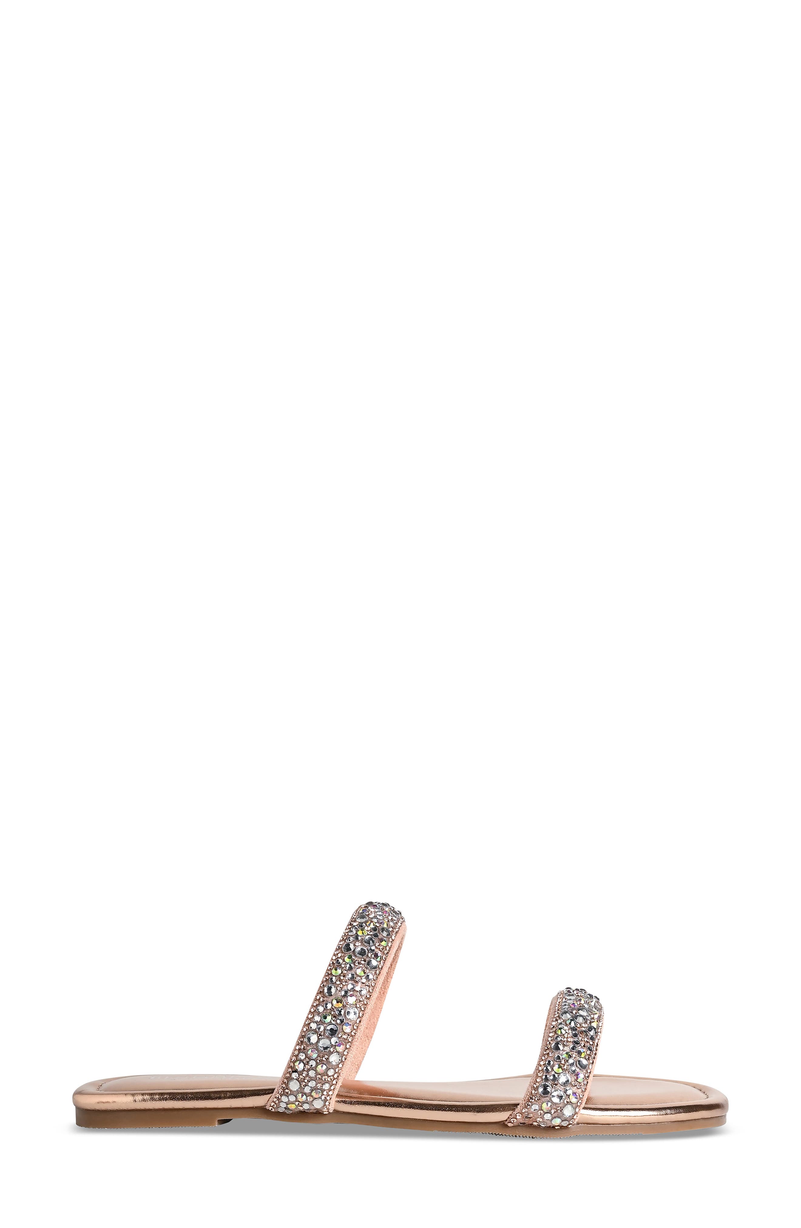 Trinity Slide Sandal, Alternate, color, ROSE GOLD