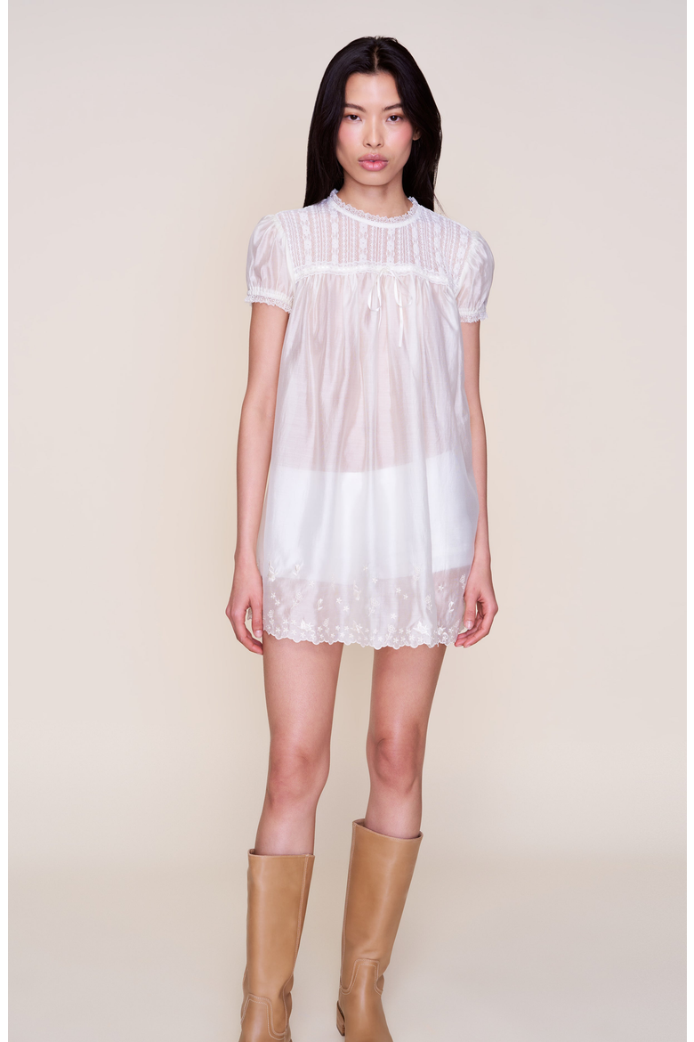 Aviva Dress, Main, color, Ivory