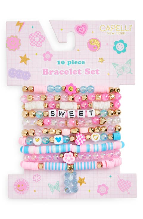 MILK X SODA RAINBOW DAISY BRACELET PINK MILK X SODA RAINBOW DAISY BRACELET PINK