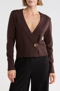 JASON WU One Button Crop Cardigan