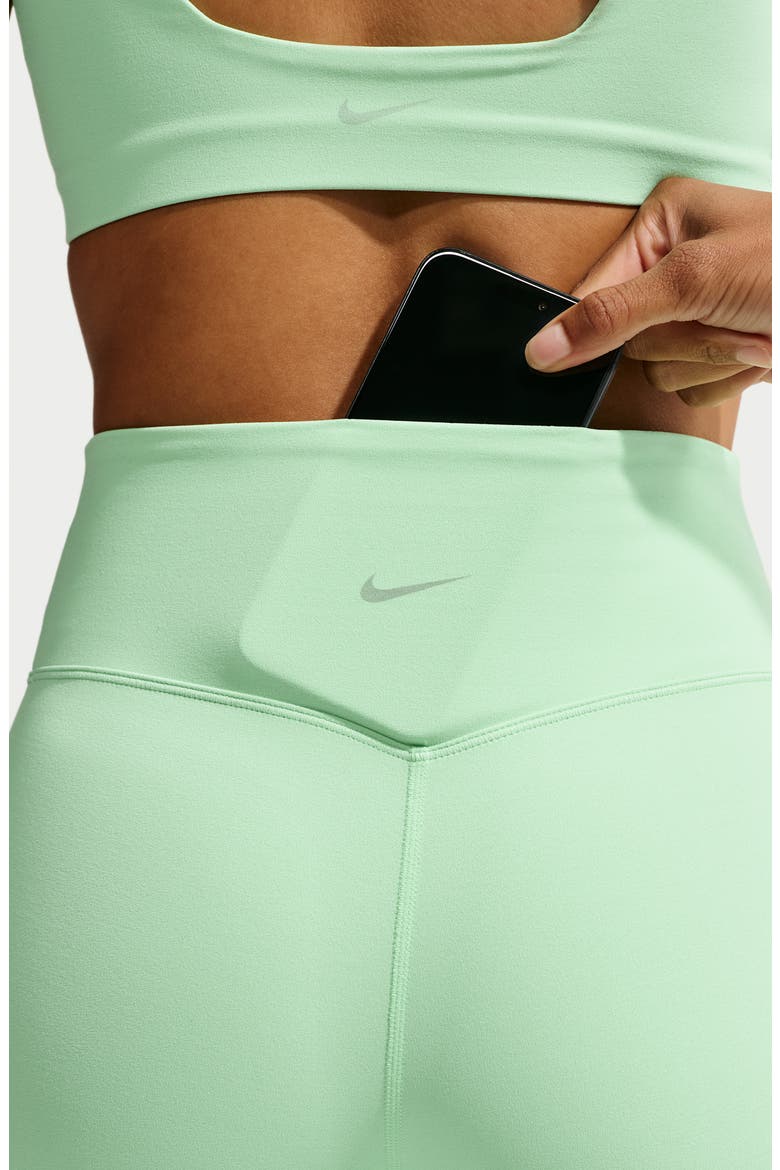Zenvy Dri-FIT Flare Leggings, Alternate, color, CUCUMBER CALM/ COOL GREY