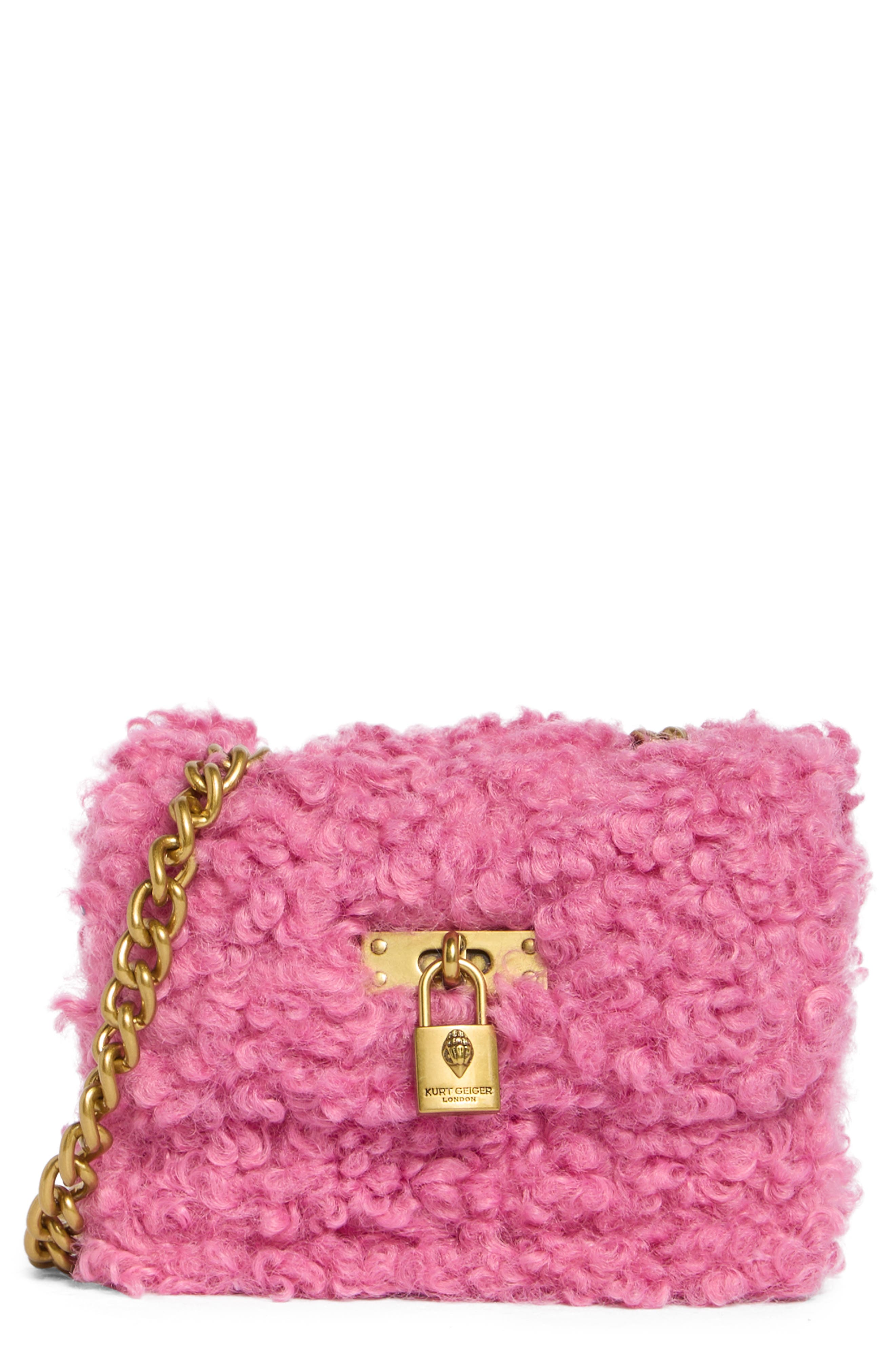 Micro Brixton Faux Shearling Crossbody Bag