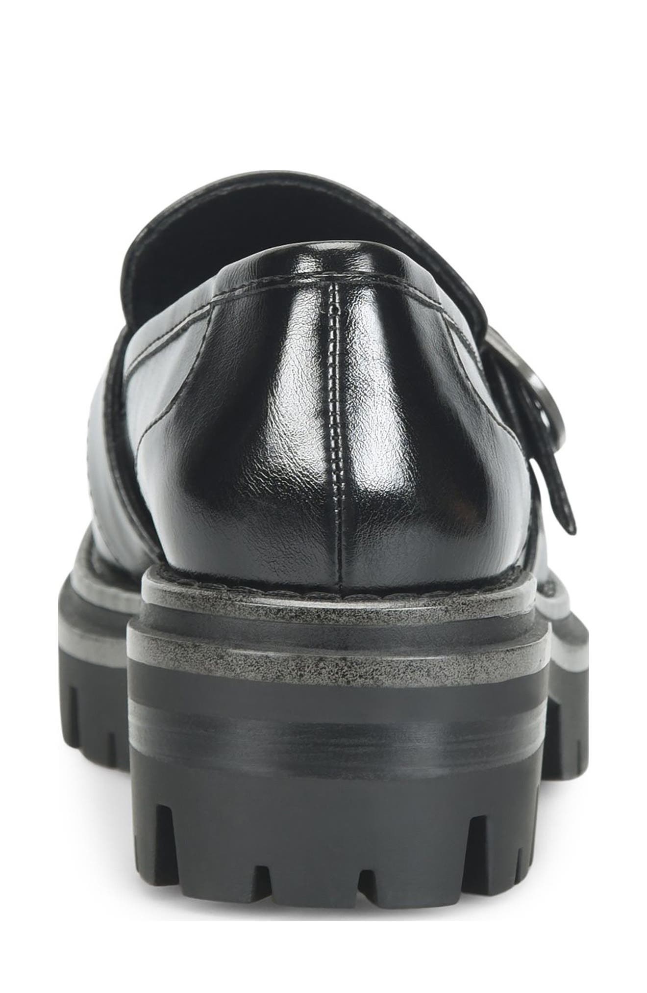 KORKS Vara Platform Loafer, Alternate, color, Black