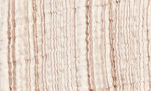 Karen Kane Stripe Textured Popover Shirt In Stripe