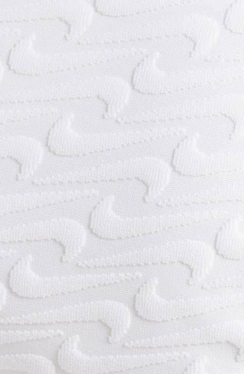 Nike Tie Side Terry Bikini Bottoms In White