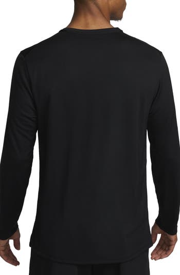 ★★Nike★★ Mylar Dry Fit UV Long Sleeve Running Top M Blac Nike Dri-FIT UV Long-Sleeve Running Top | Nordstromrack