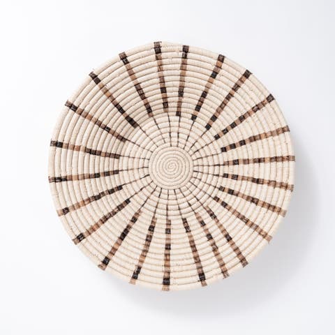 Large Radial Basket ~ Banana Fiber