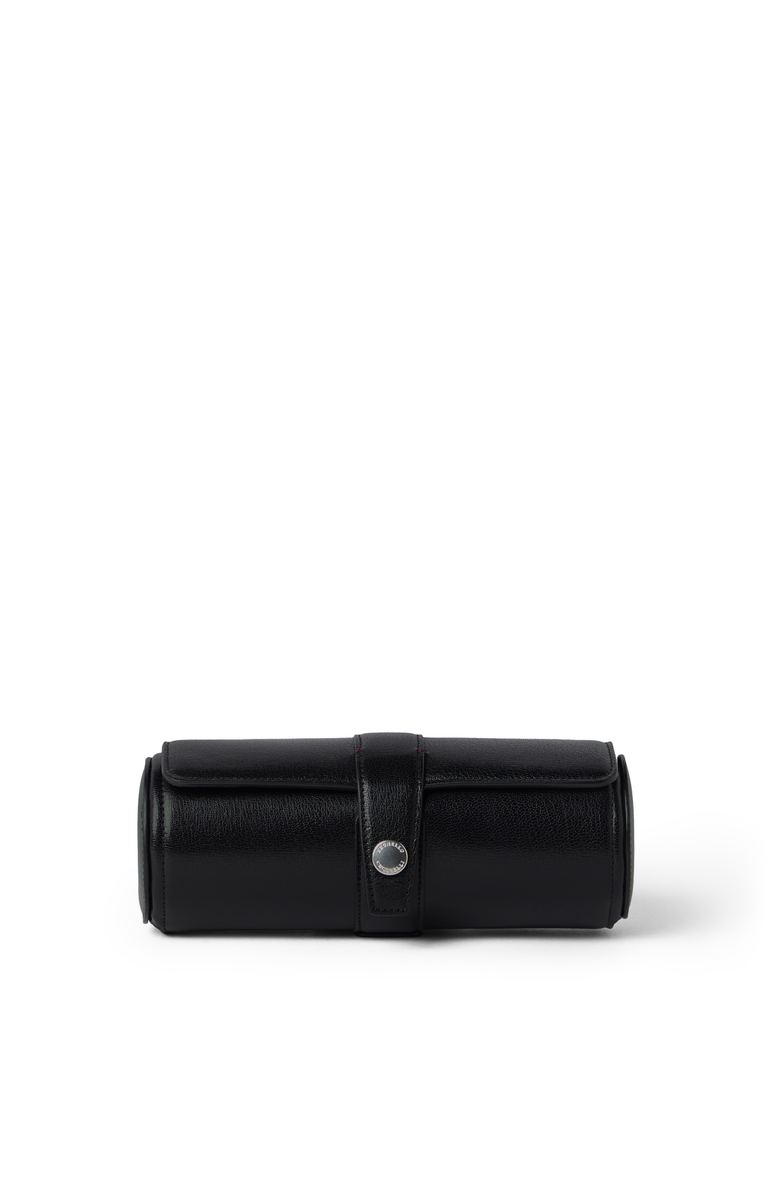 Brunello Cucinelli Grained leather watch box, Main, color, Black