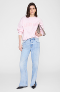 ANINE BING Spencer Crewneck Pullover Sweatshirt
