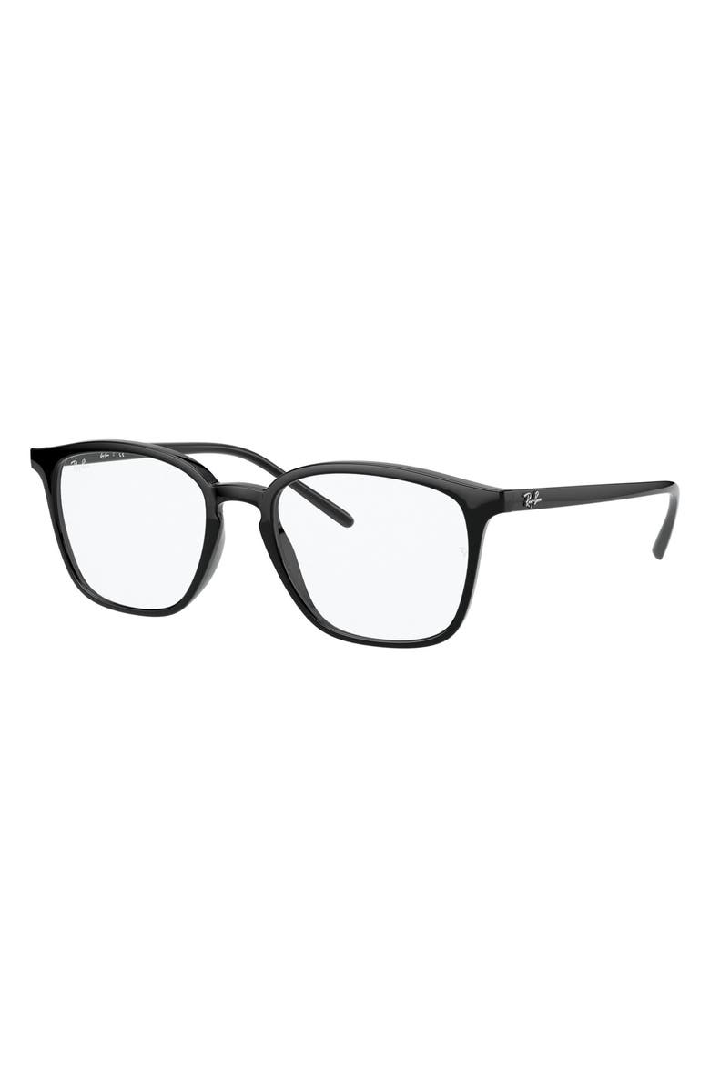 Ray-Ban Unisex 52mm Square Optical Glasses, Alternate, color,