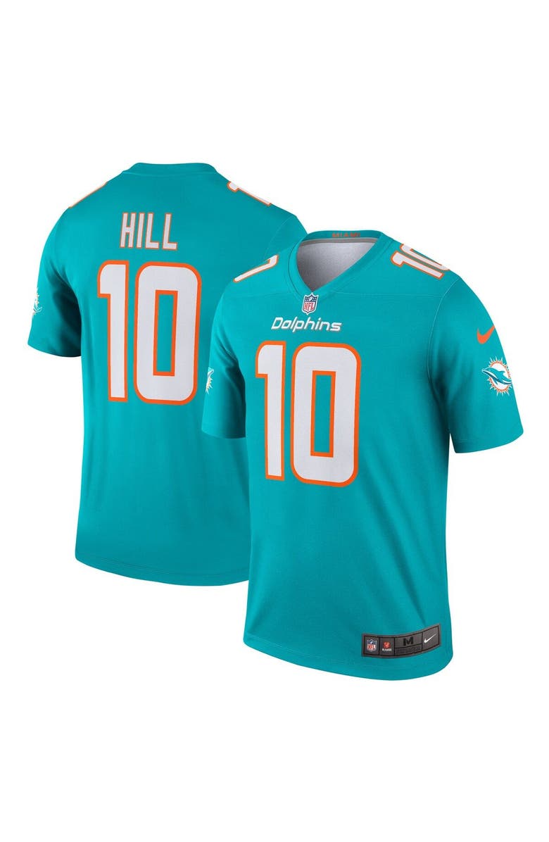 Nike Men's Nike Tyreek Hill Aqua Miami Dolphins Legend Jersey, Main, color, Aqua