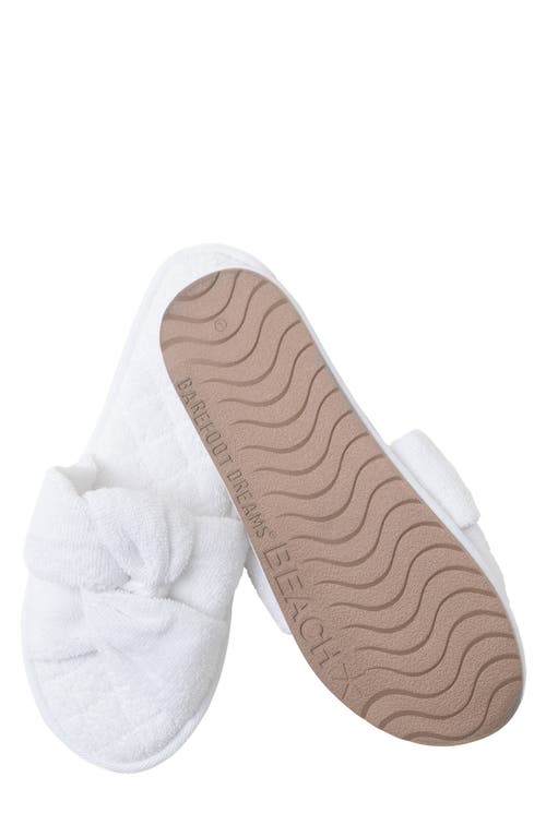 Barefoot Dreams ® Cozy Terry® Slipper In White