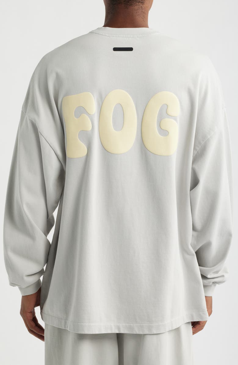Fear of God Essentials Merch Long Sleeve Graphic T-Shirt, Alternate, color, Washed Overcast
