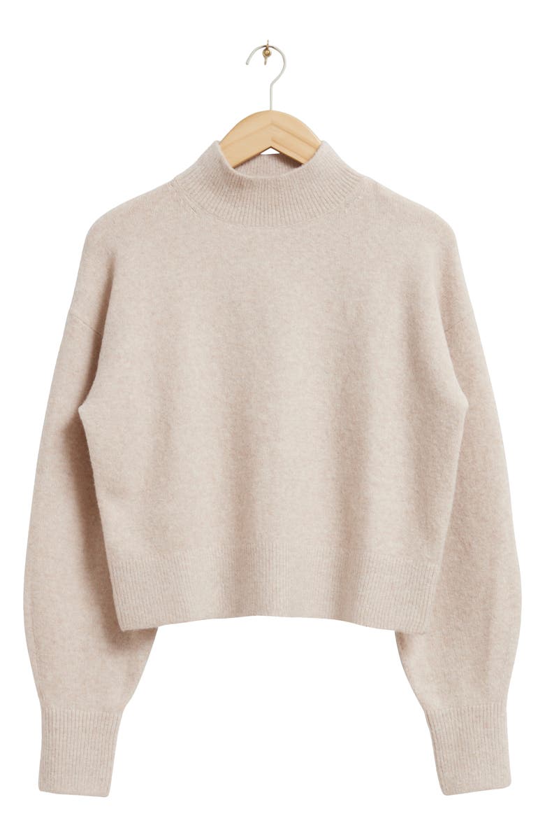 & Other Stories Mock Neck Sweater, Alternate, color, 