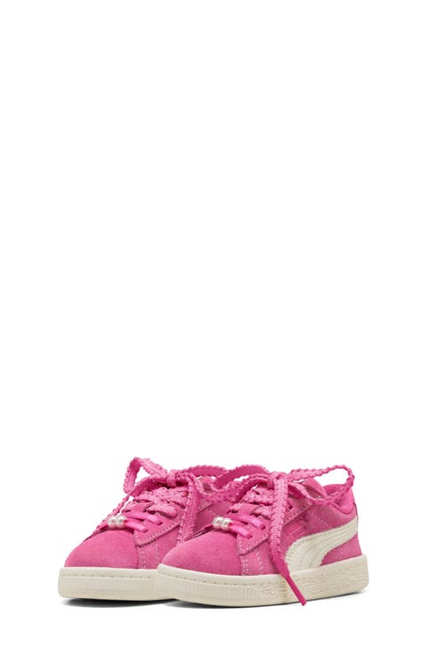 Kids' Suede Bloom Sneaker