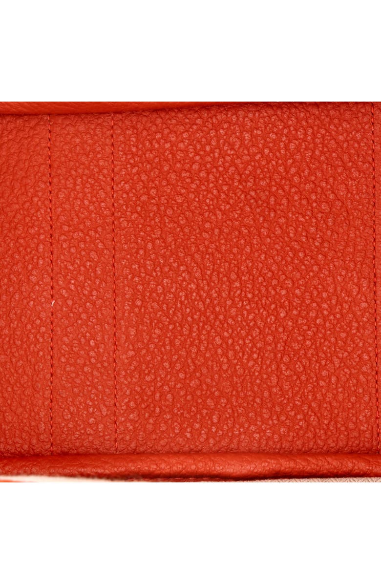 Pre-Owned Hermes Garden Party Tote Leather 30, Alternate, color, Rouge Duchesse