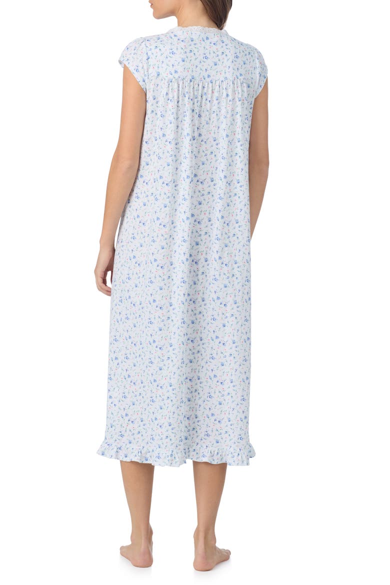 Cap Sleeve Cotton Nightgown, Alternate, color, ROSBUD