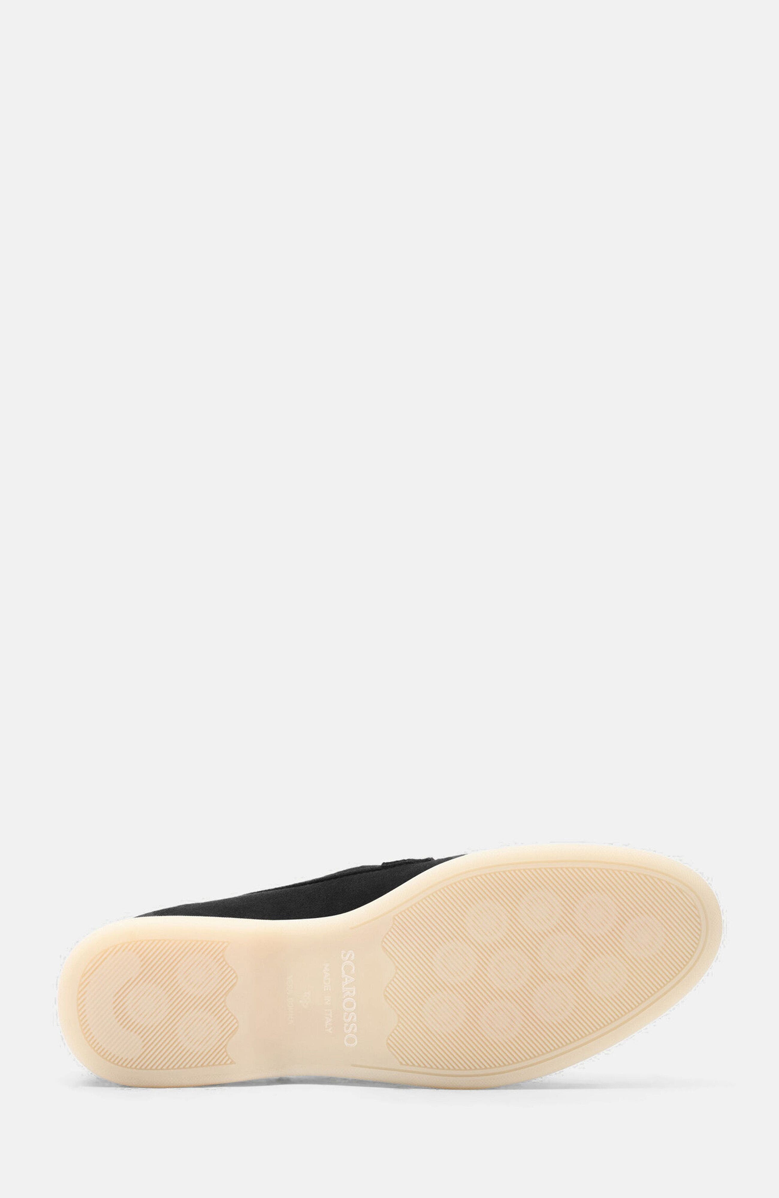 SCAROSSO Leandra Loafers, Alternate, color, Black Edit - Suede