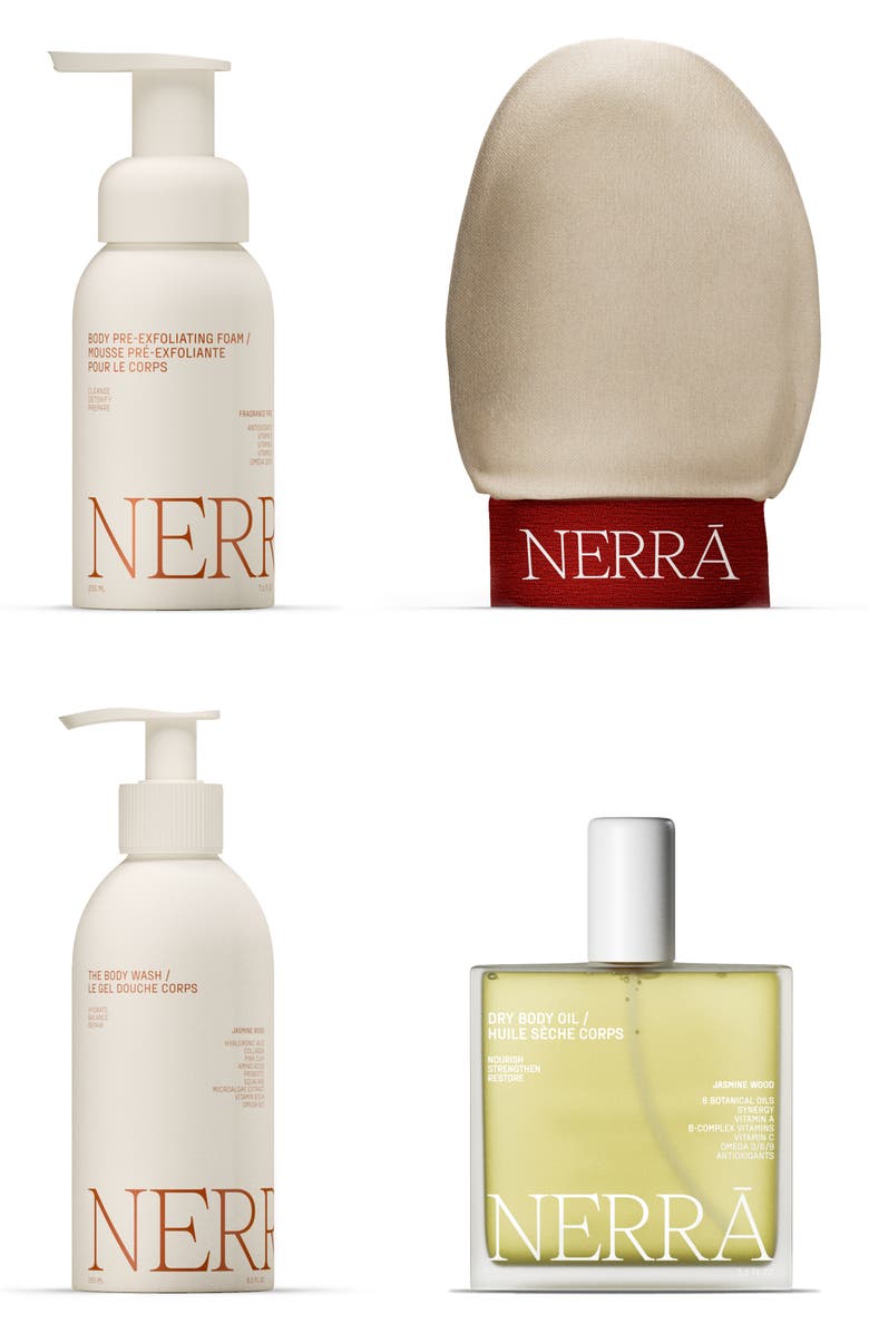 NERRĀ The Bathhouse Ritual Set- Jasmine Wood (Nordstrom Exclusive) $162 Value, Main, color, 
