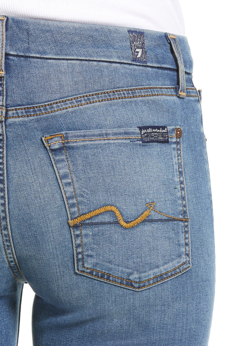 7 For All Mankind <sup>®</sup> b(air) Kimmie Crop Slim Jeans, Alternate, color, 