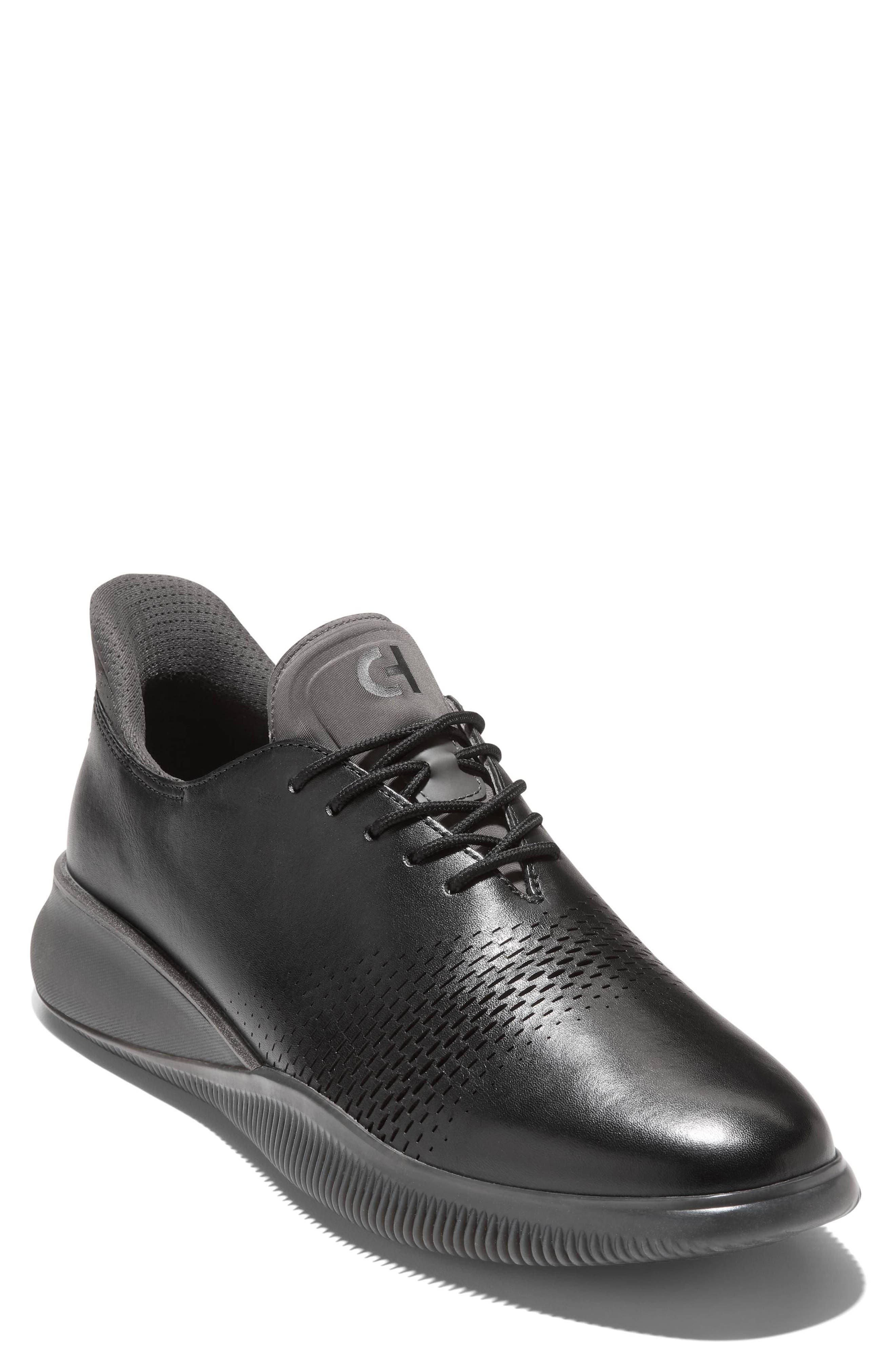 Cole Haan 6.ZeroGrand Laser Quick-On Oxford, Main, color, Black / Raven
