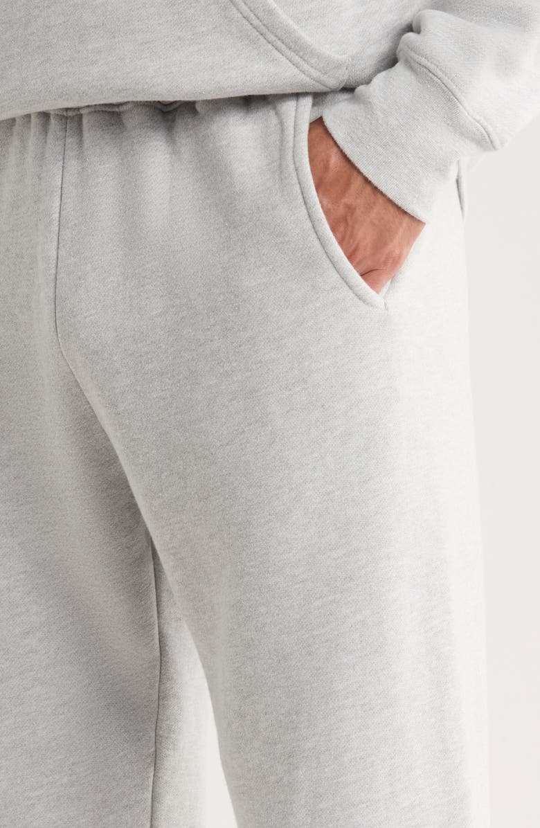 Malbon Golf Clubhouse Dragon Cotton Sweatpants, Alternate, color, Athletic Heather Grey