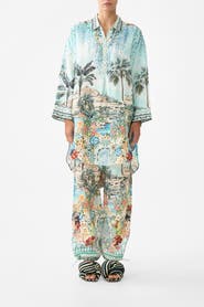 Camilla Relaxed High Low Shirt Dress