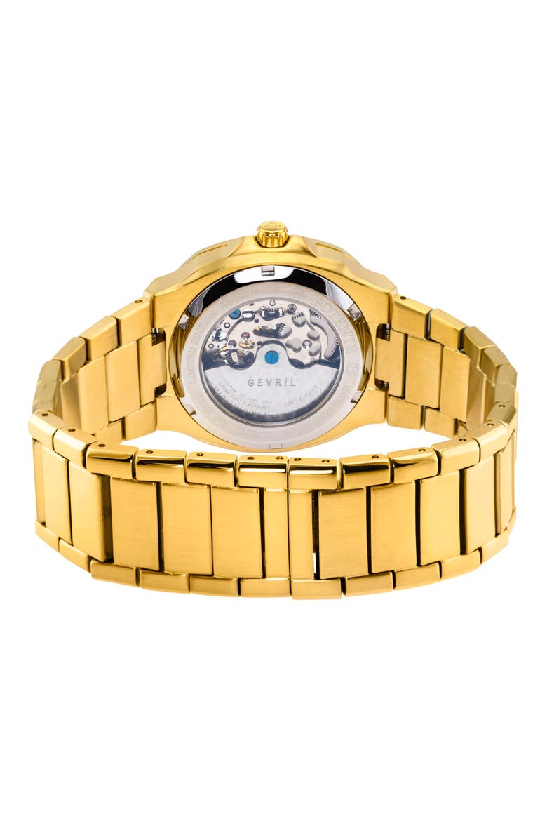 Potente Swiss Automatic Bracelet Watch, 40mm, Alternate, color, GOLD