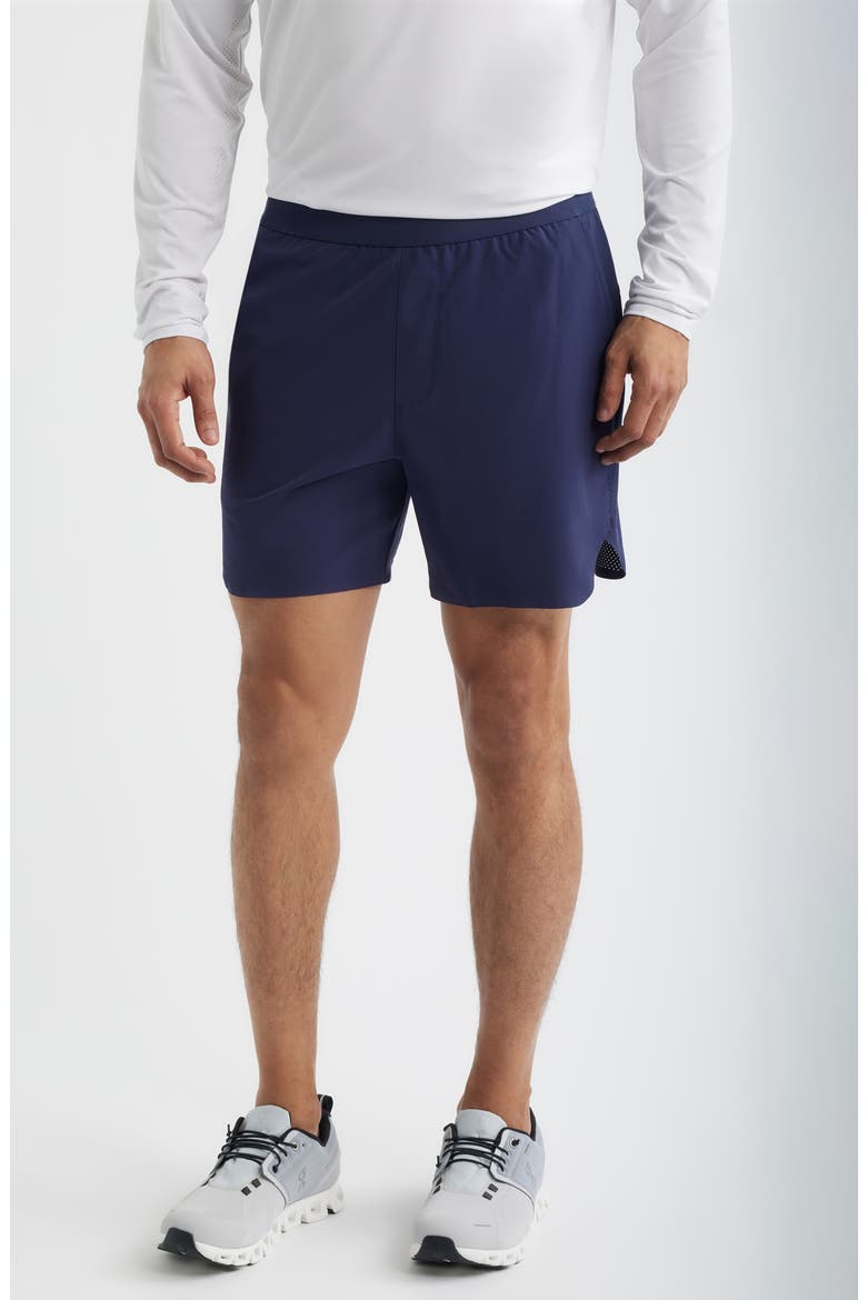 Arenac Sport Shorts, Main, color, MALTESE BLUE