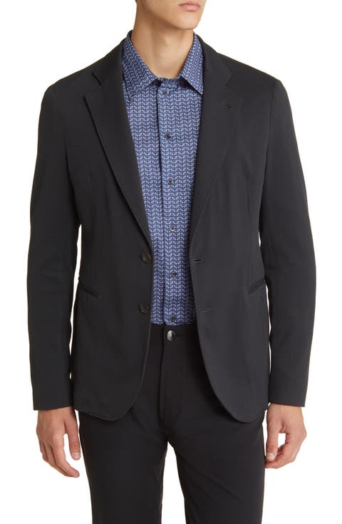 Textured Stretch Blazer