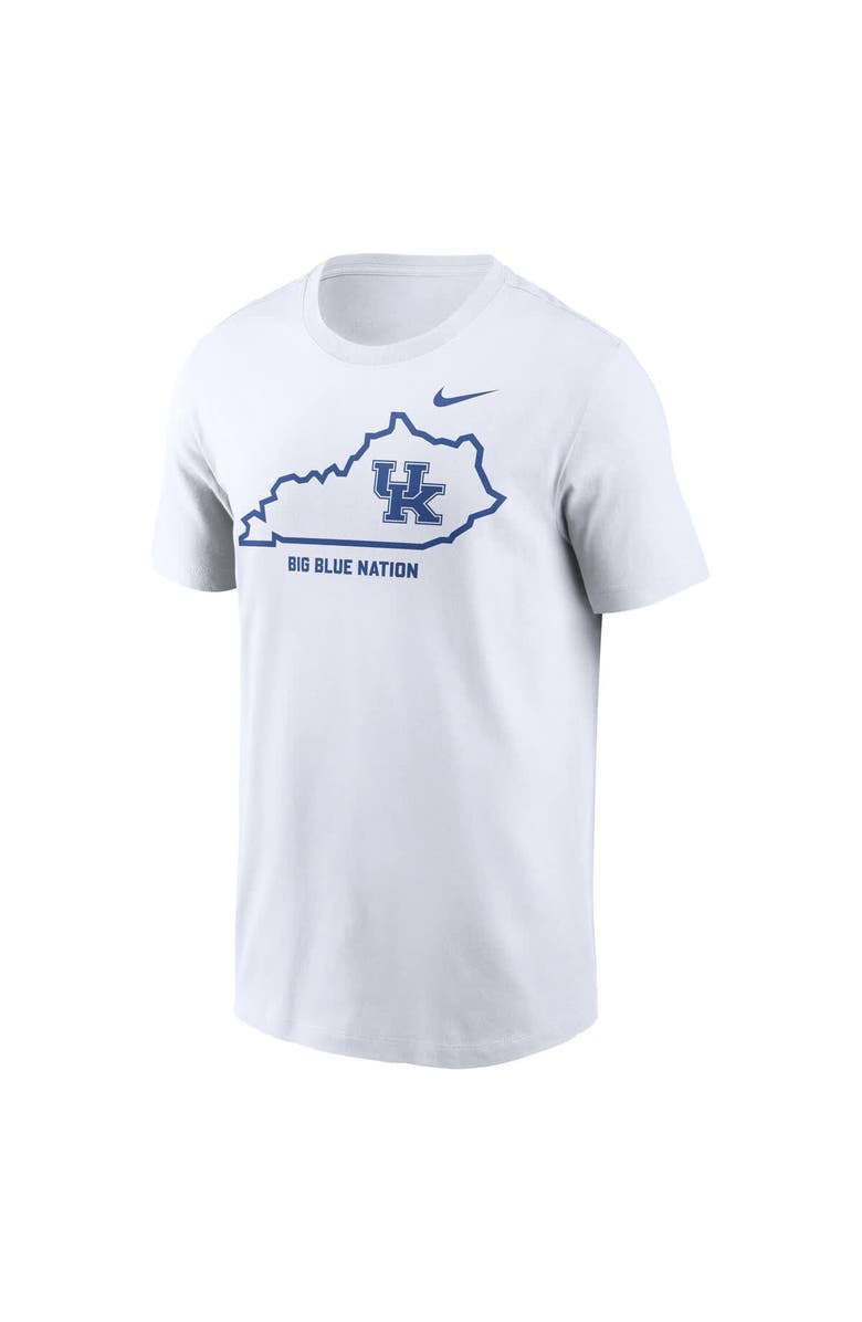 Nike Men's Nike White Kentucky Wildcats Campus Local T-Shirt, Alternate, color,