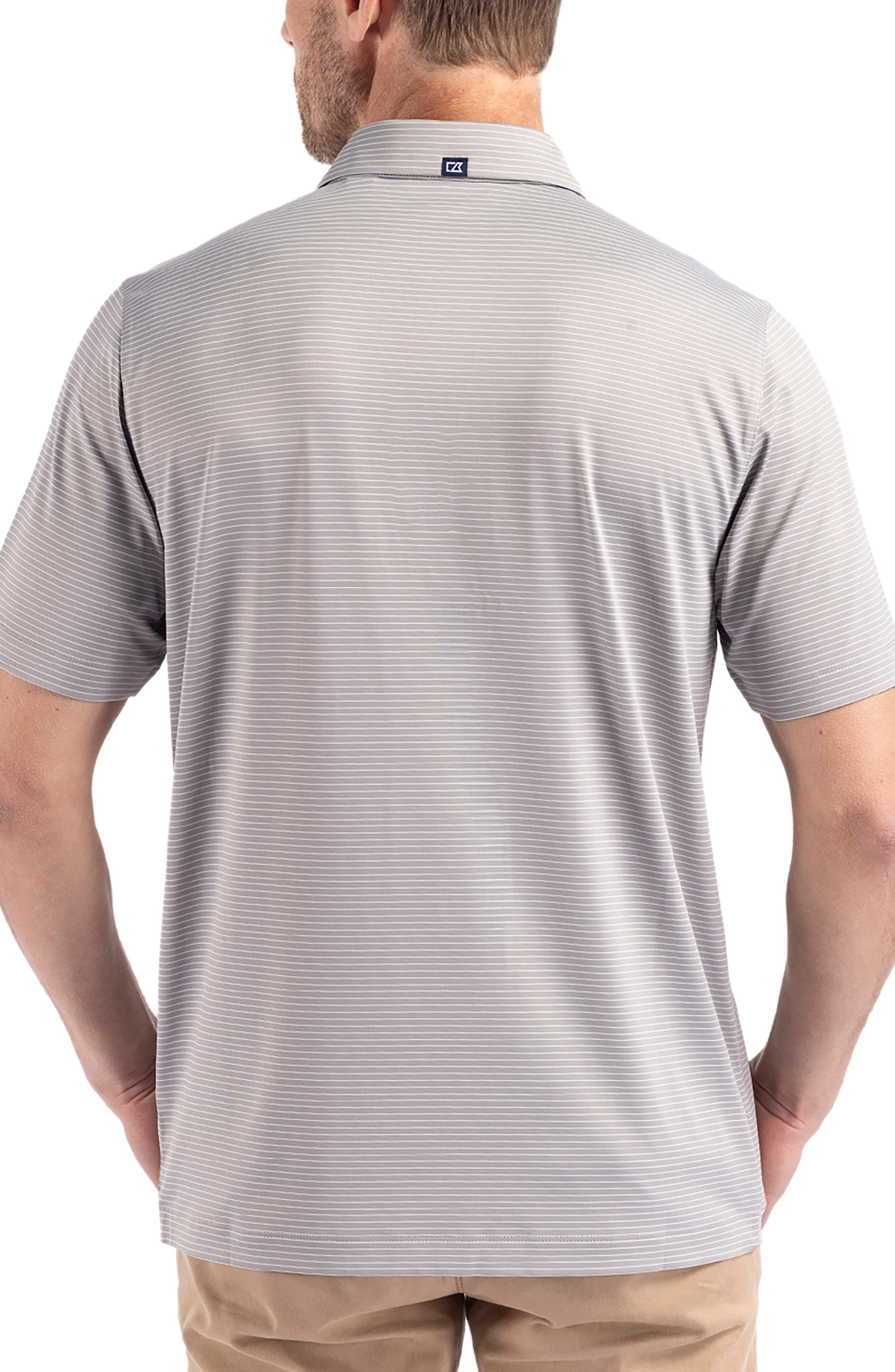 Forge Fine Line Stripe Recycled Blend Polo - image 4