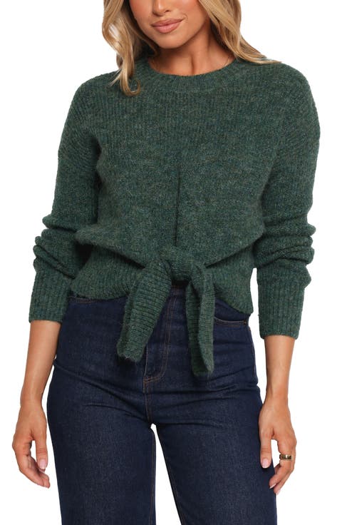 Captivate Tie Hem Sweater