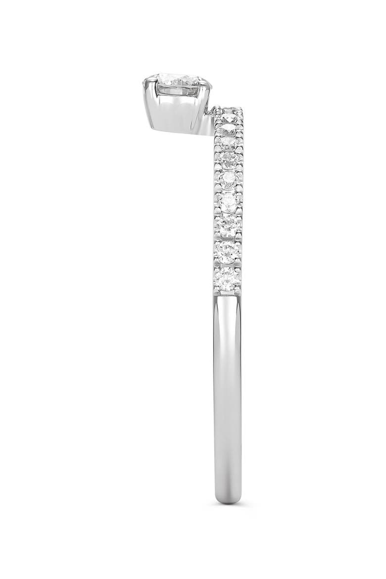 0.25-Carat Floating Stone Lab Grown Diamond Ring, Alternate, color, 14K WHITE GOLD