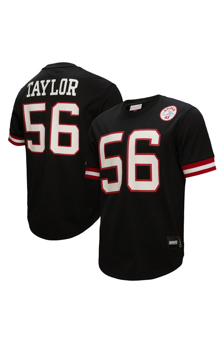 Mitchell & Ness Men's Mitchell & Ness Lawrence Taylor Black New York Giants Big & Tall Mesh Player Name & Number Top, Main, color, Black