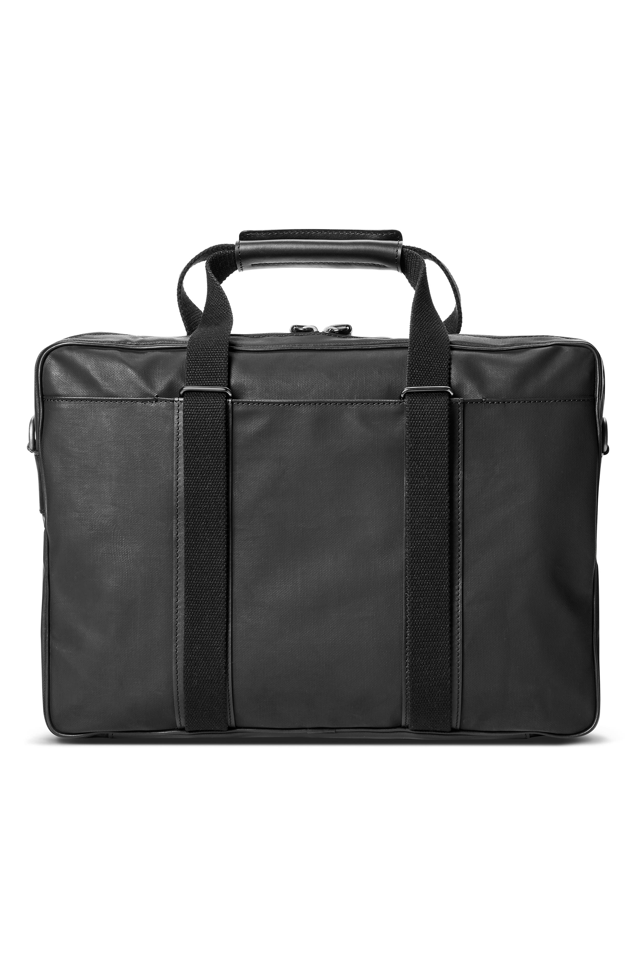 Shinola Brakeman Coated Canvas & Leather Briefcase, Alternate, color, 
