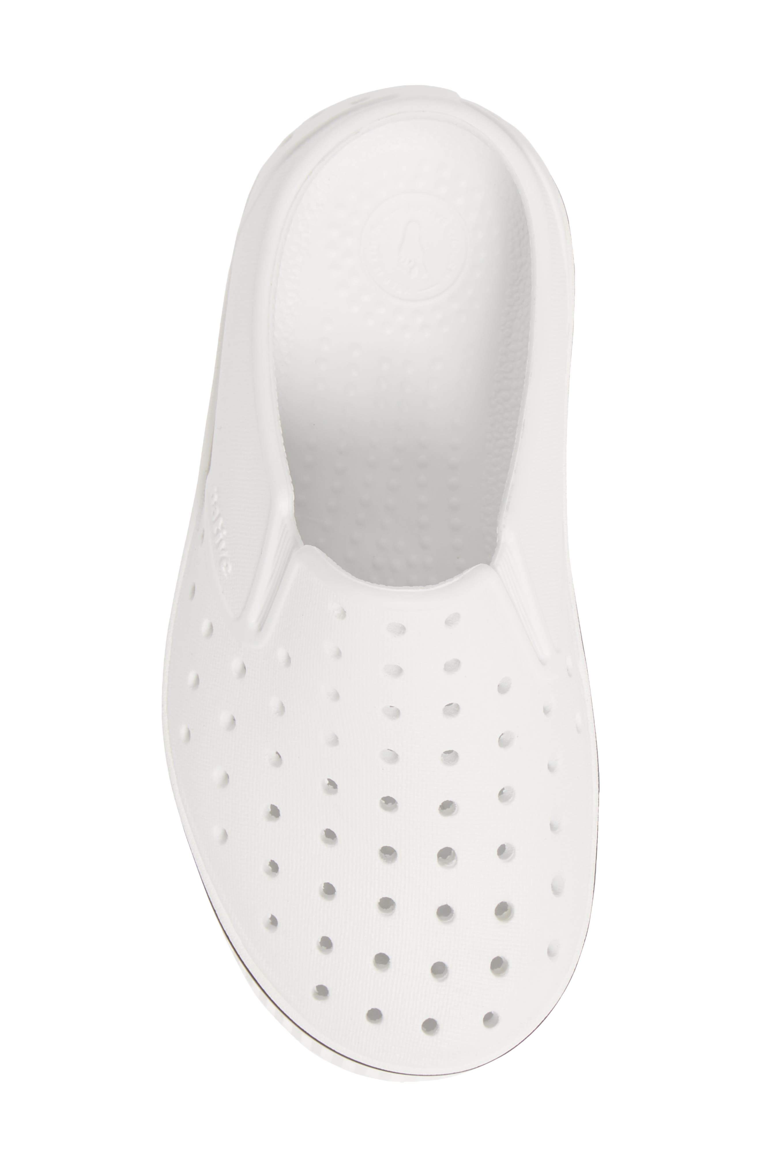 Native Shoes Kids' Miles Slip-On Sneaker, Alternate, color, Shell White/ Shell White