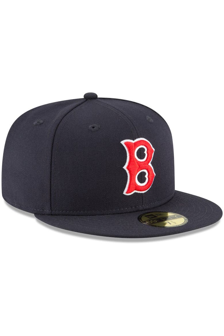 Men's New Era Navy Boston Red Sox Cooperstown Collection Wool 59FIFTY Fitted Hat, Alternate, color, Navy