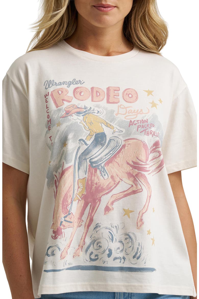 Rodeo Days Graphic T-Shirt, Alternate, color, EGRET