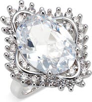 Nordstrom Cubic Zirconia Cocktail Ring