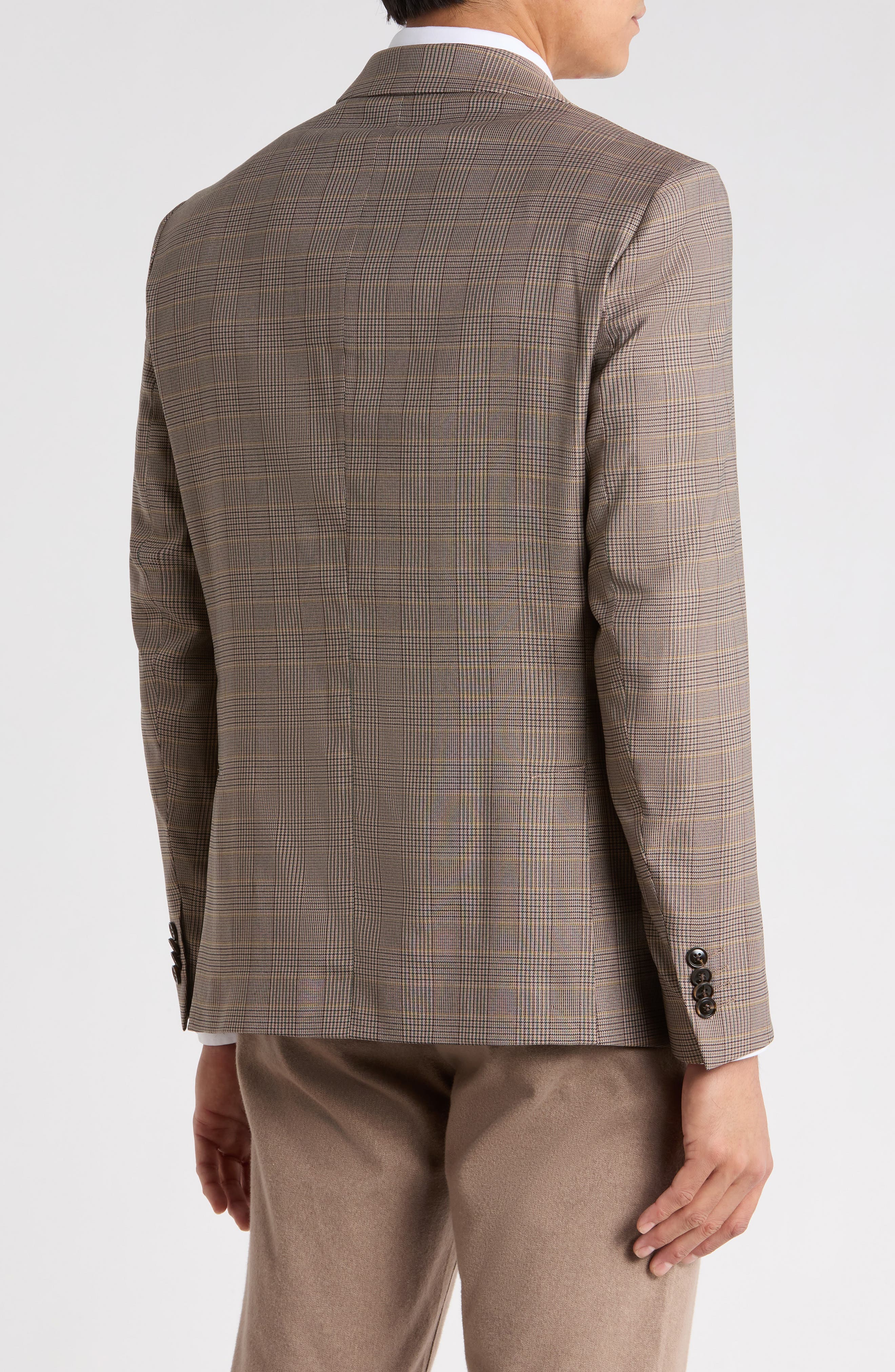 Ryan Glen Plaid Modern Fit Suit Jacket