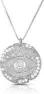 SPHERA MILANO Evil Eye Pendant Necklace