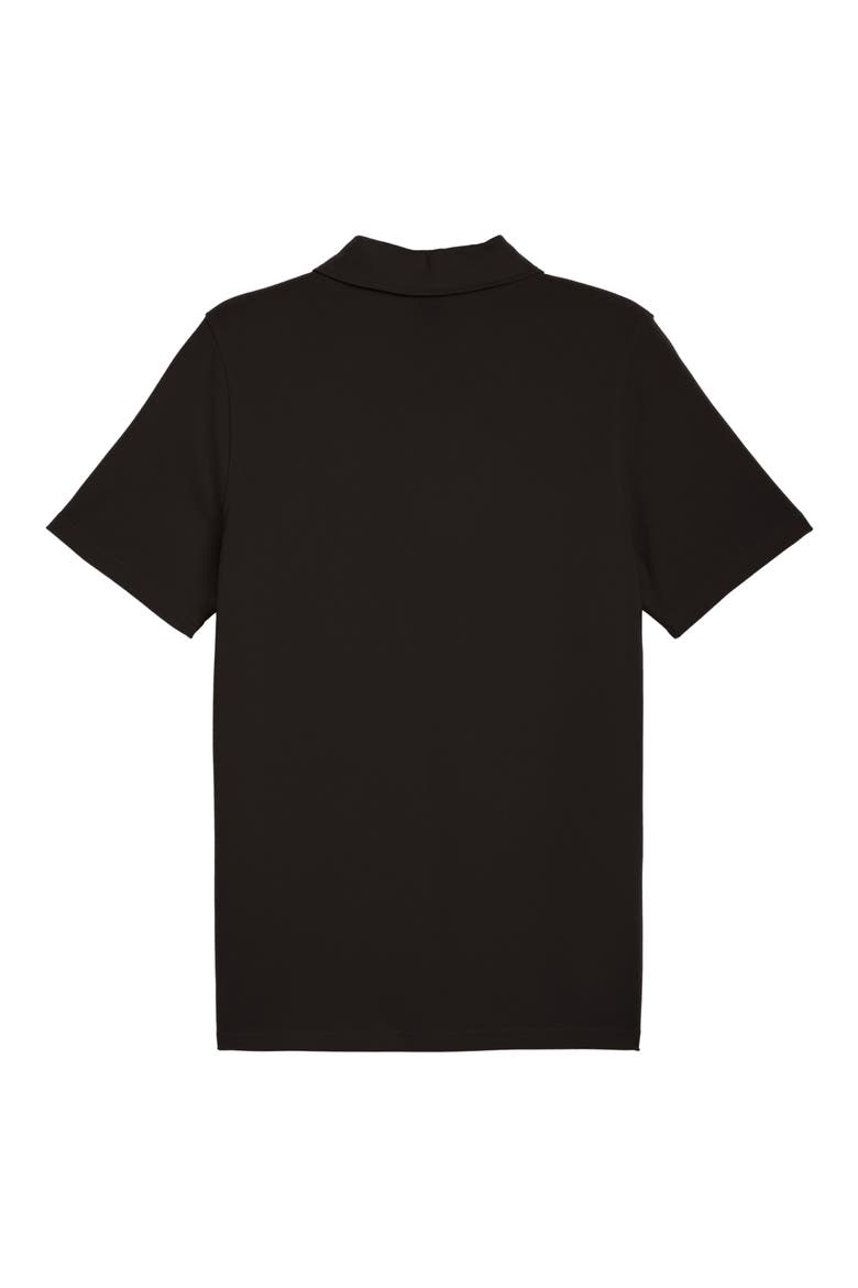 Scuderia Ferrari Sportswear Logo Cotton Polo, Alternate, color, PUMA BLACK