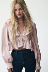 H&M Flounced blouse